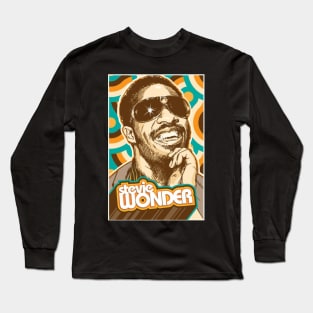 STEVIE WONDER MERCH VTG Long Sleeve T-Shirt